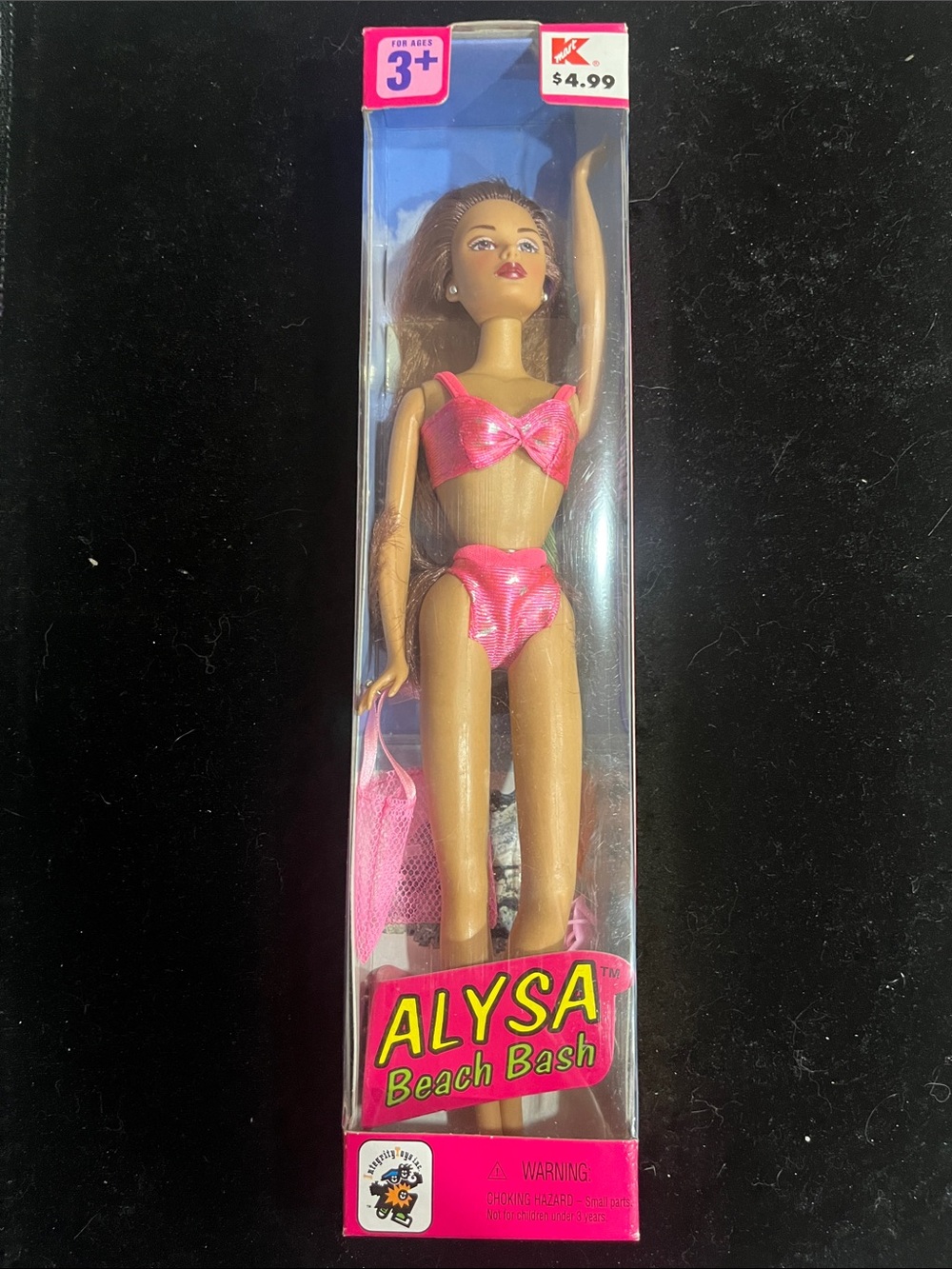 NRFB Vintage 1996 Integrity Toys Alysa Beach Bash Doll Pink Bikini Variant